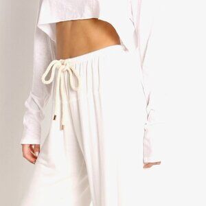 NWT Stillwater You're Welcome Lounge Pant Vintage White